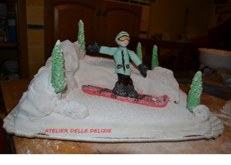 Torta Snowboard
